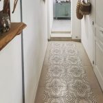 Corridor with cement tile carpet