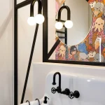 Bathroom with Kawaii tiles - Project Maud Pierrot - Novoceram